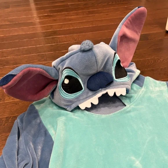 Disney Stitch Hooded Dress Youth Large Spirit Halloween Cosplay Costume - Picture 5 of 11